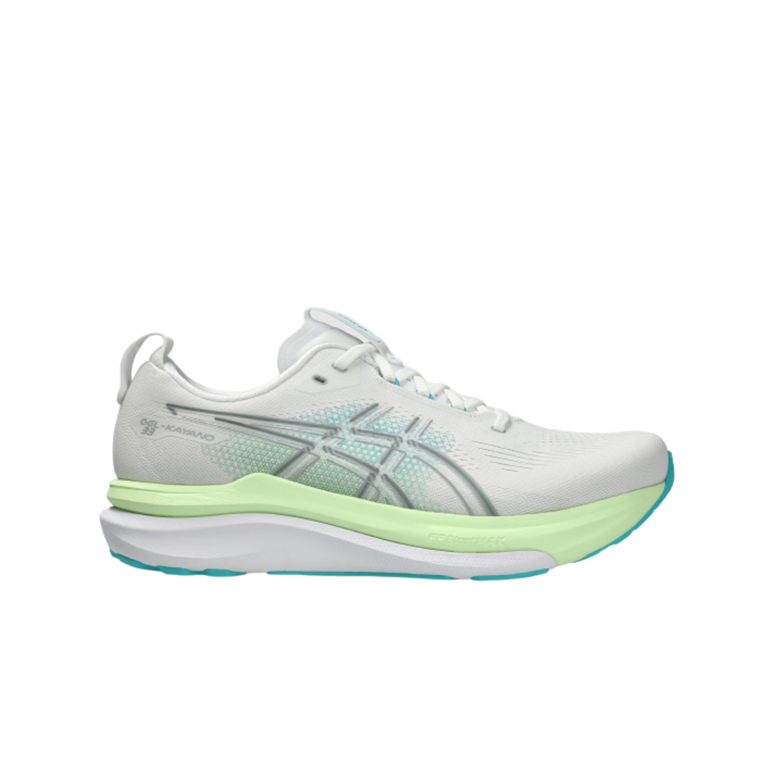 ASICS Gel-Kayano 33 4E Extra Wide 'White Energy Aqua' 1011C229-100
