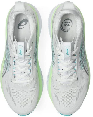 ASICS Gel-Kayano 33 4E Extra Wide 'White Energy Aqua' 1011C229-100 Sizing ASICS Gel-Kayano 33 4E Extra Wide 'White Energy Aqua' 1011C229-100
