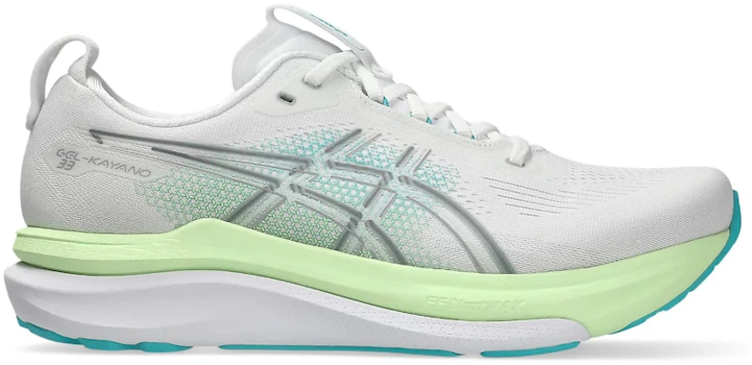 ASICS Gel-Kayano 33 ''Putih Energy Aqua'' 1011C167-100 Buy ASICS Gel-Kayano 33 ''Putih Energy Aqua'' 1011C167-100
