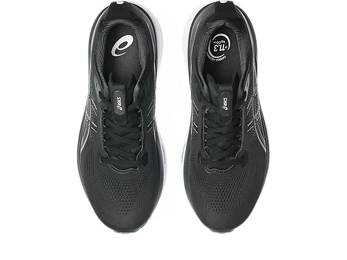Details for ASICS GEL-KAYANO 33 Kasut Lari Hitam/Putih 1011C167-002