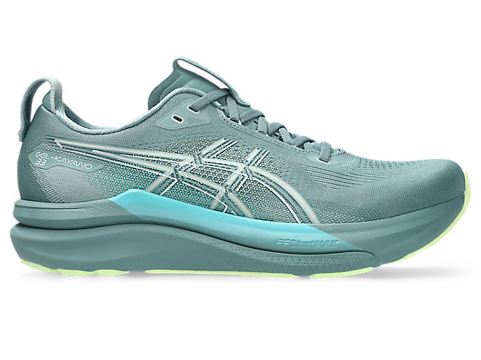 ASICS GEL-KAYANO 33 Running Shoes Foggy Teal/Illuminate Yellow 1011C167-403
