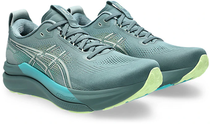 ASICS GEL-KAYANO 33 Kasut Lari Teal Malap/Kuning Terang 1011C167-403 Order ASICS GEL-KAYANO 33 Kasut Lari Teal Malap/Kuning Terang 1011C167-403