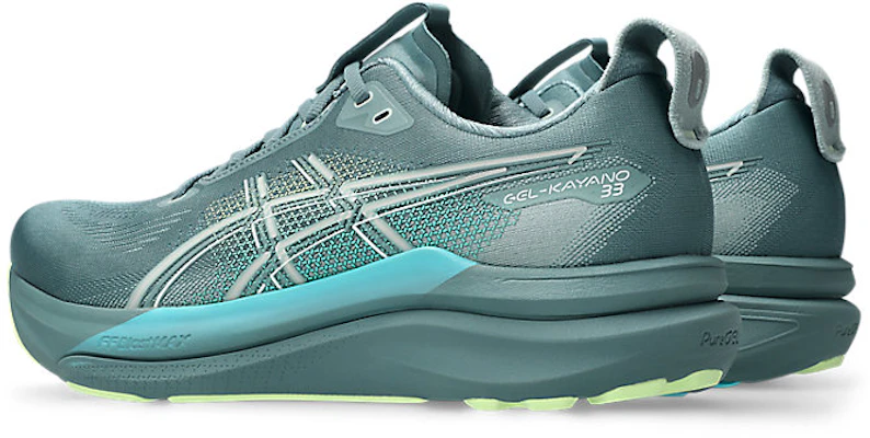 ASICS GEL-KAYANO 33 Kasut Lari Teal Malap/Kuning Terang 1011C167-403 Lookbook ASICS GEL-KAYANO 33 Kasut Lari Teal Malap/Kuning Terang 1011C167-403