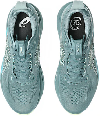 ASICS GEL-KAYANO 33 Kasut Lari Teal Malap/Kuning Terang 1011C167-403 Details for ASICS GEL-KAYANO 33 Kasut Lari Teal Malap/Kuning Terang 1011C167-403