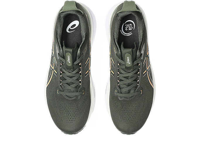 Details for ASICS GEL-KAYANO 33 Kasut Larian Vintage Khaki/Bright Sunstone 1011C167-200