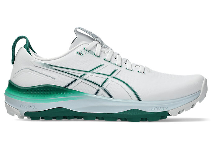 Cheap ASICS GEL-KAYANO ACE 3 WIDE Hardloopschoenen Wit/Jasper Groen 1111A267-100