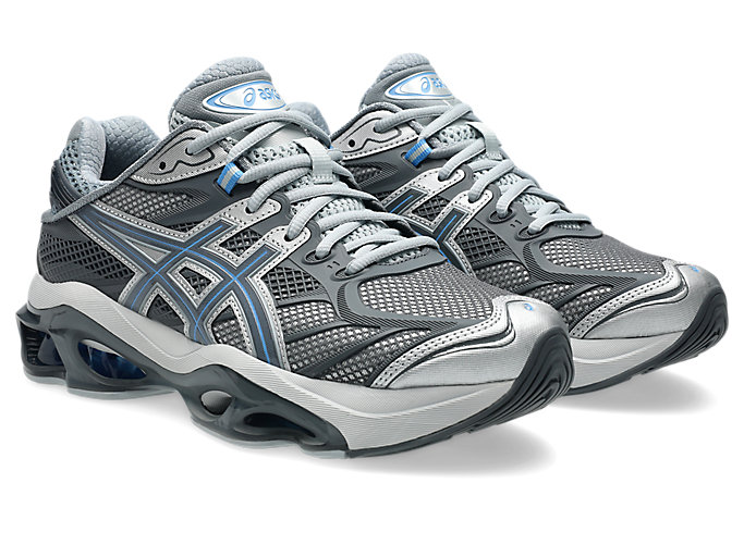 Order ASICS GEL-KINETIC 2.0 Kasut Lari Perak Tulen/Biru Pantai 1203A678-022