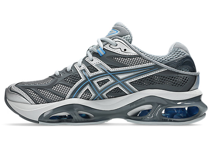 Shop ASICS GEL-KINETIC 2.0 Kasut Lari Perak Tulen/Biru Pantai 1203A678-022