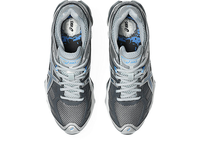 Details for ASICS GEL-KINETIC 2.0 Kasut Lari Perak Tulen/Biru Pantai 1203A678-022