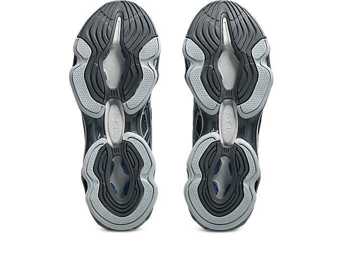 Sizing ASICS GEL-KINETIC 2.0 Kasut Lari Perak Tulen/Biru Pantai 1203A678-022