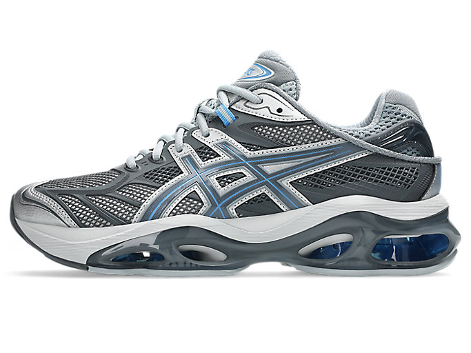 Cheap ASICS GEL-KINETIC 2.0 Kasut Lari Perak Tulen/Biru Pantai 1203A678-022