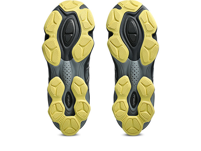 Sizing アシックス GEL-KINETIC FLUENT ランニングシューズ グラベル/カーボン 1203A591-027