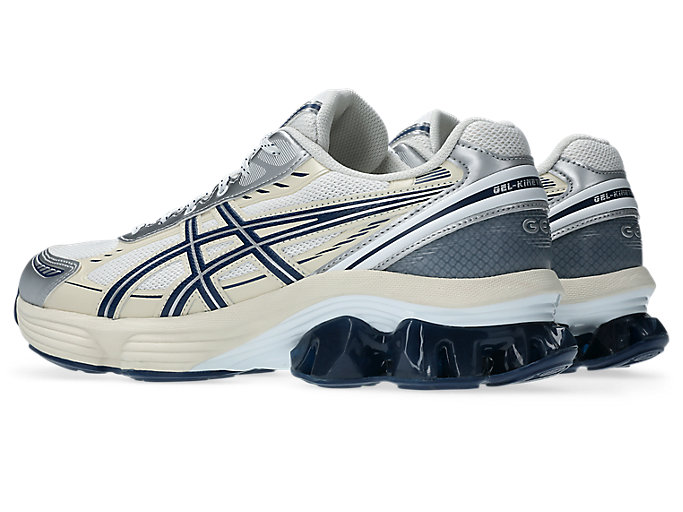 Lookbook ASICS GEL-KINETIC FLUENT 跑鞋 白色/獨立藍 1203A591-104