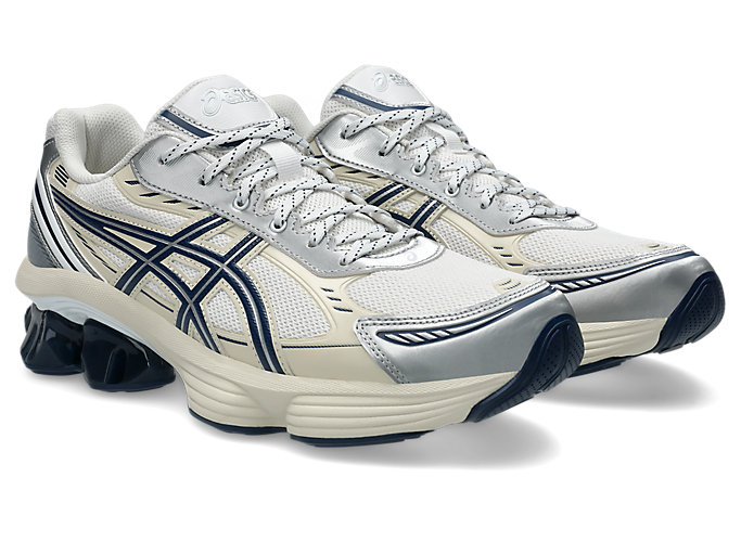 Lookbook ASICS GEL-KINETIC FLUENT Sepatu Lari Putih/Biru Independence 1203A591-104