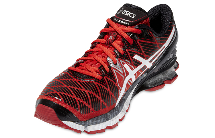 Lookbook ASICS Gel-Kinsei 5 'Hitam Merah Patchwork' T3E4Y-2301