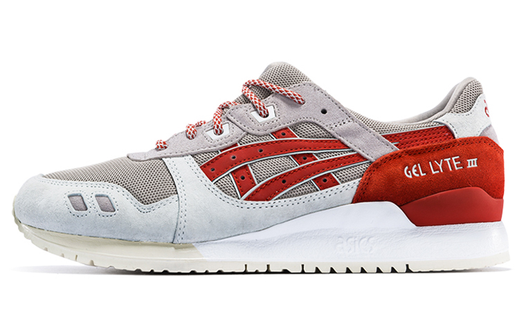 Buy アシックス ゲルライト3 ベージュ/グレー/レッド 1193A036-251