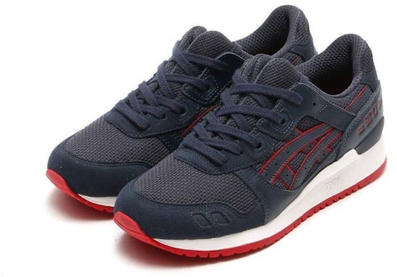 亚瑟士Gel-Lyte 3 蓝红配色 TQN6A3-5050 Lookbook 亚瑟士Gel-Lyte 3 蓝红配色 TQN6A3-5050