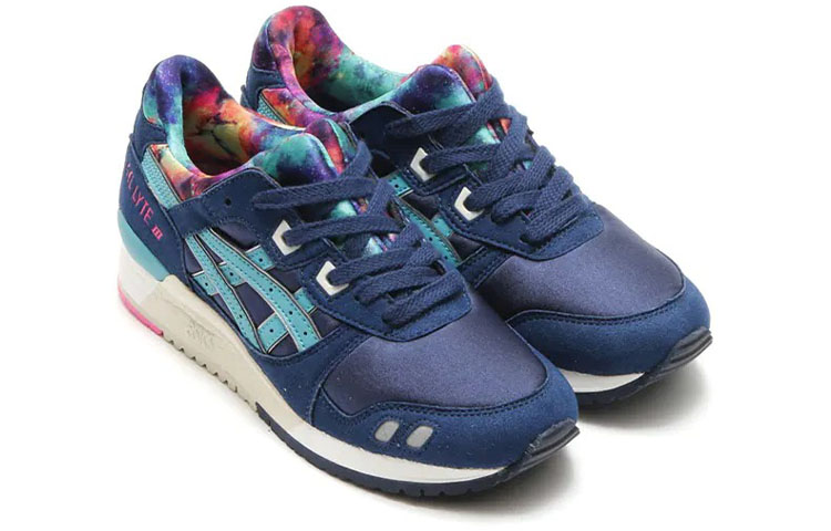 Lookbook アシックス ゲルライト3 LC ダークブルー/ライトブルー TQ5Z5N-5089