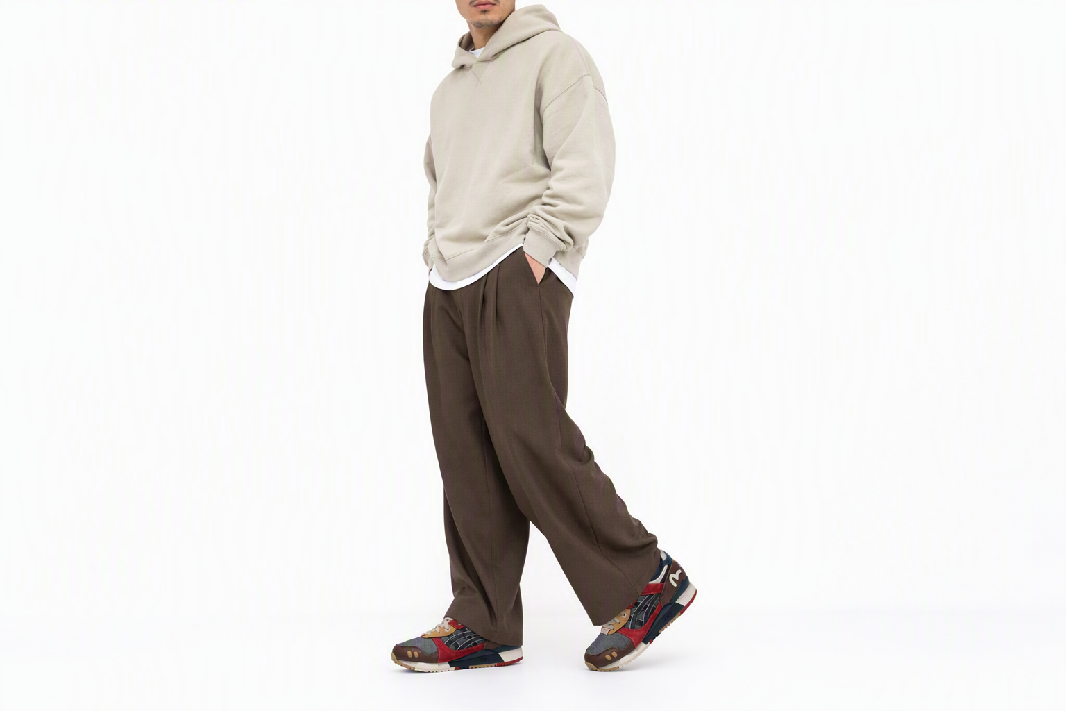 Order EVISU x Asics Gel-Lyte 3 減震耐磨透氣 低筒 運動休閒鞋 男女同款 紅褐色