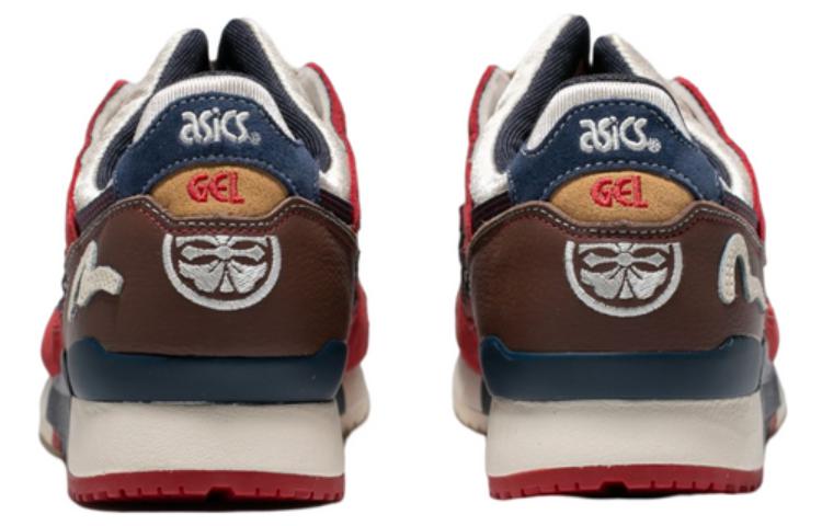 Purchase EVISU x Asics Gel-Lyte 3 減震耐磨透氣 低筒 運動休閒鞋 男女同款 紅褐色