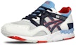 Lookbook ASICS Gel-Lyte 5 'Putih Biru Merah' H5Z9L-1050