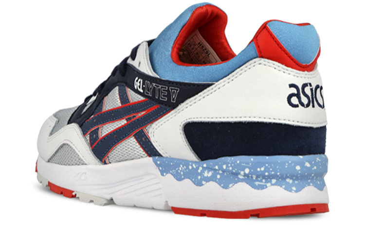Shop ASICS Gel-Lyte 5 'Putih Biru Merah' H5Z9L-1050