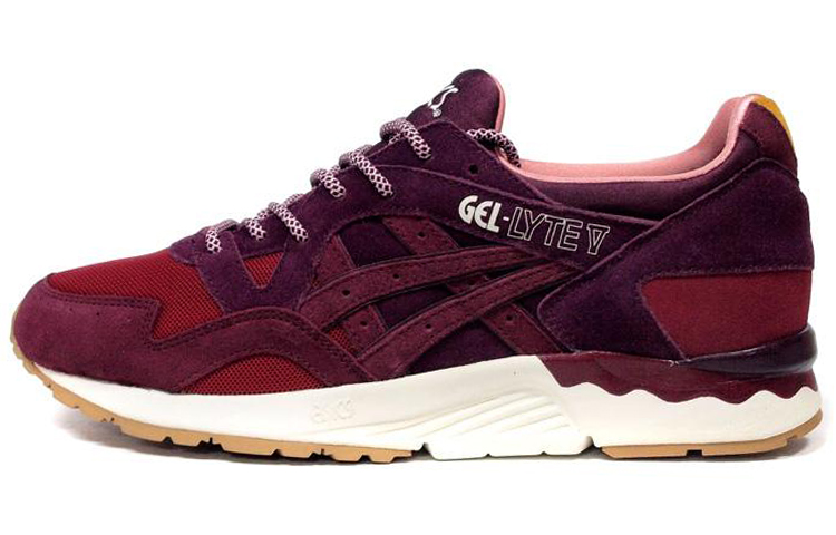 ASICS Gel-Lyte 5 Cozy Wear-resistant Red 'Burgundy' TH5JOK-2626