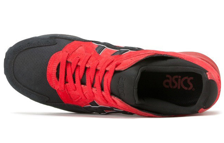 Lookbook ASICS Gel-Lyte 5 极简复古休闲红黑色款式鞋 TQ6P4L-2590
