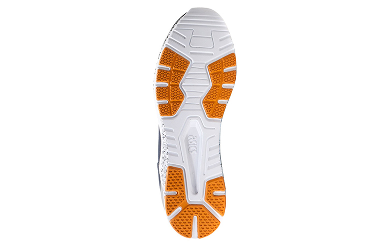 Shop 亚瑟士Gel-Lyte Evo灰橙配色运动鞋 H5L0N-1101