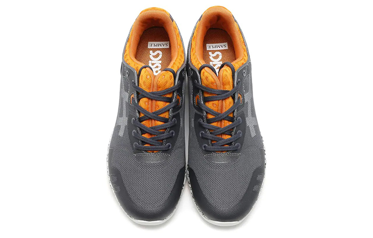 Lookbook アシックス ゲルライト エボ グレー/イエロー TQ5L0N-1101