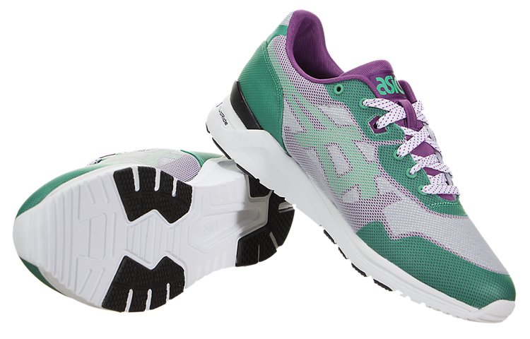Shop Asics Gel-Lyte Evo Nt 耐磨防滑 低筒運動慢跑鞋 紫綠
