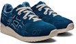 Lookbook ASICS Gel-Lyte III OG Light 'Indigo Smoke Grey' dalam warna Kelabu Asap Indigo. 1201A383-400