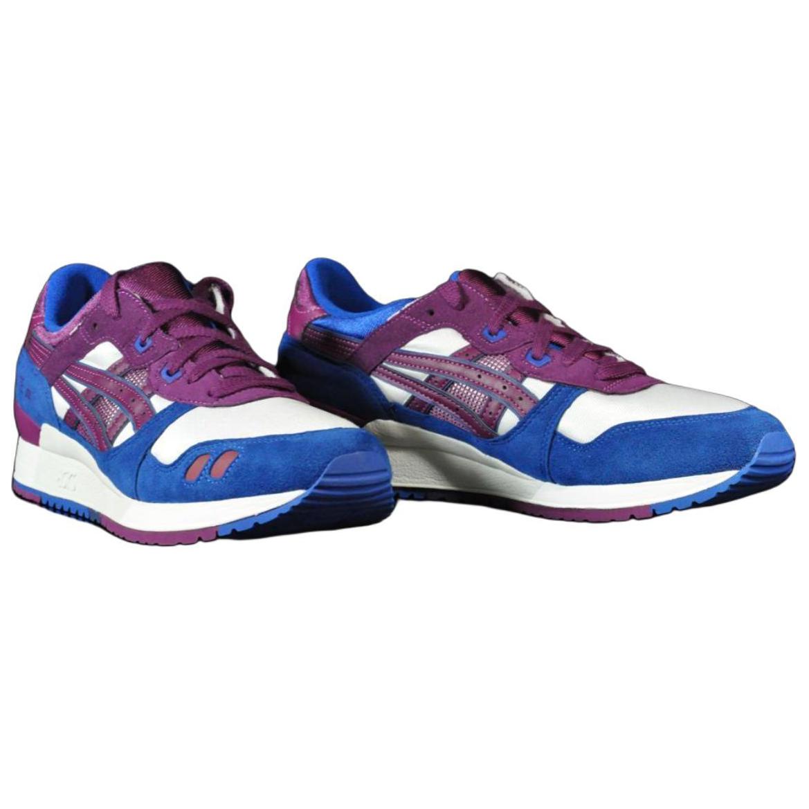 Lookbook ASICS Gel-Lyte III Blanco Púrpura Real HN538-0132