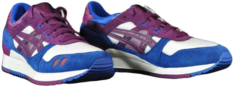 ASICS Gel-Lyte III Blanco Púrpura Real HN538-0132 Lookbook ASICS Gel-Lyte III Blanco Púrpura Real HN538-0132