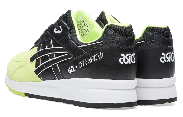 Shop アシックス ゲルライトスピード 蛍光緑黒 H5V1Y-0790