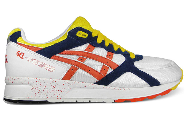 Order ASICS Gel-Lyte Speed 复古白橙配色跑鞋 H922N-0123