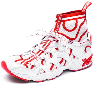 ASICS Gel-Mai Knit Vivienne Westwood 'Putih/Merah Menyala' 1191A256-100 Order ASICS Gel-Mai Knit Vivienne Westwood 'Putih/Merah Menyala' 1191A256-100