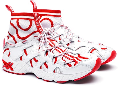 ASICS Gel-Mai Knit Vivienne Westwood 'Putih/Merah Menyala' 1191A256-100 Lookbook ASICS Gel-Mai Knit Vivienne Westwood 'Putih/Merah Menyala' 1191A256-100