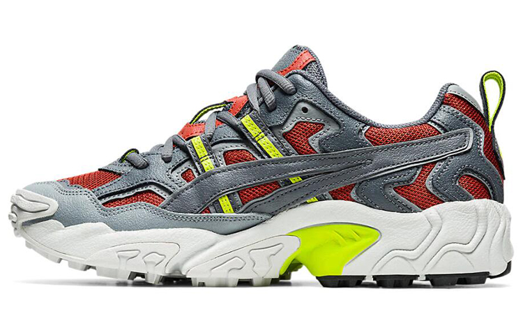 ASICS Gel-Nandi Gray Red Yellow Low Top 'Grey Red' 1021A315-600