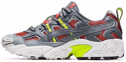 ASICS Gel-Nandi Gray Red Yellow Low Top 'Grey Red' 1021A315-600 ASICS Gel-Nandi Gray Red Yellow Low Top 'Grey Red' 1021A315-600