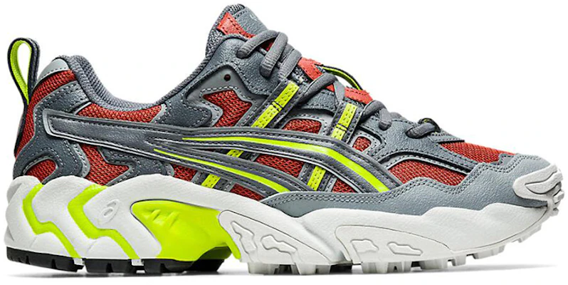 ASICS Gel-Nandi Gray Red Yellow Low Top 'Grey Red' 1021A315-600 Order ASICS Gel-Nandi Gray Red Yellow Low Top 'Grey Red' 1021A315-600