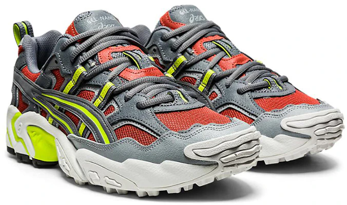 ASICS Gel-Nandi Gray Red Yellow Low Top 'Grey Red' 1021A315-600 Lookbook ASICS Gel-Nandi Gray Red Yellow Low Top 'Grey Red' 1021A315-600