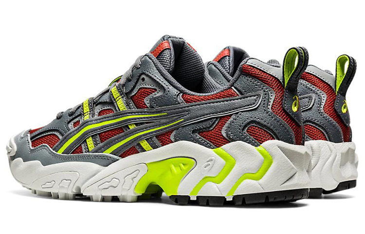 Shop ASICS Gel-Nandi Gray Red Yellow Low Top 'Grey Red' 1021A315-600
