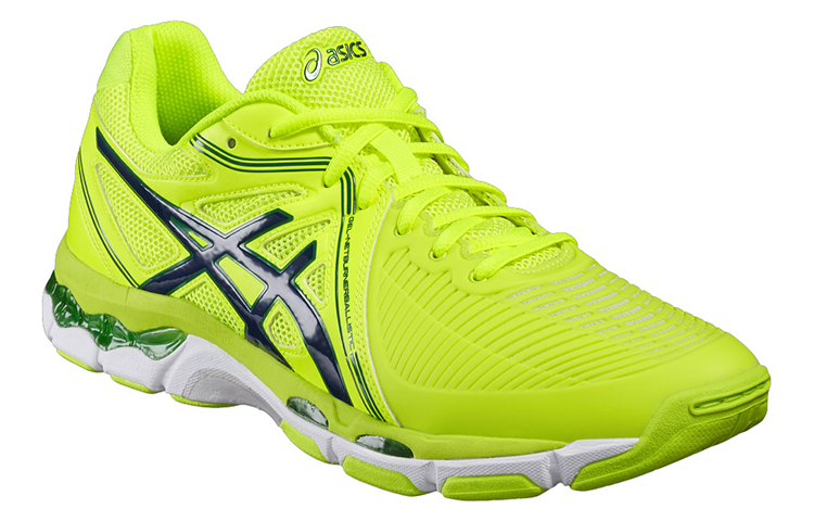Lookbook Asics Gel-Netburner Ballistic 低筒跑步鞋 黃綠