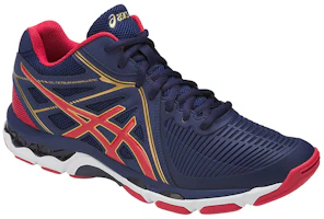 Shop Asics Gel-Netburner Ballistic MT 慢跑鞋 藍紅色
