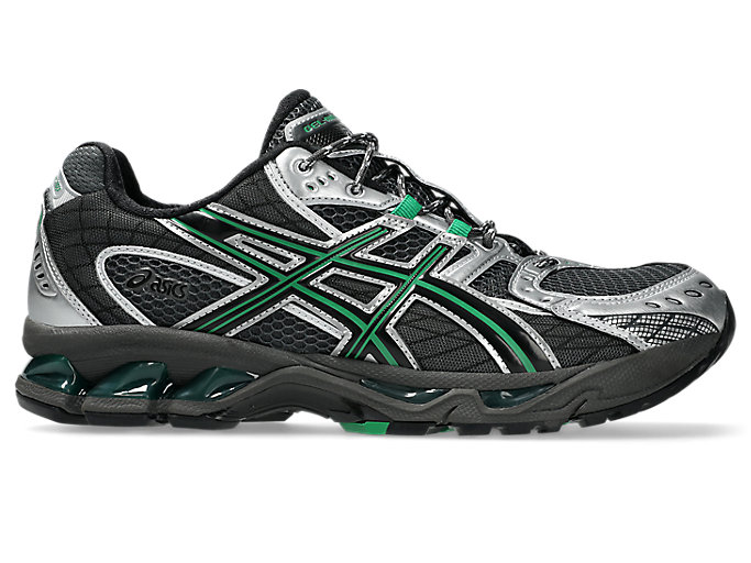 Asics GEL-NIMBUS 10.1 Running Shoes Obsidian Grey/Green Basil 1203A543-022