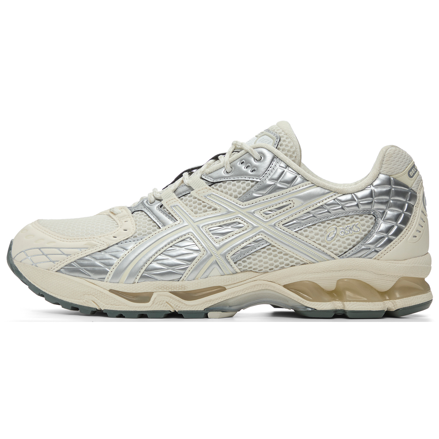ASICS GEL-Nimbus 10.1 Cream White Silver Urban Style Casual Sneakers . 1203A929-100
