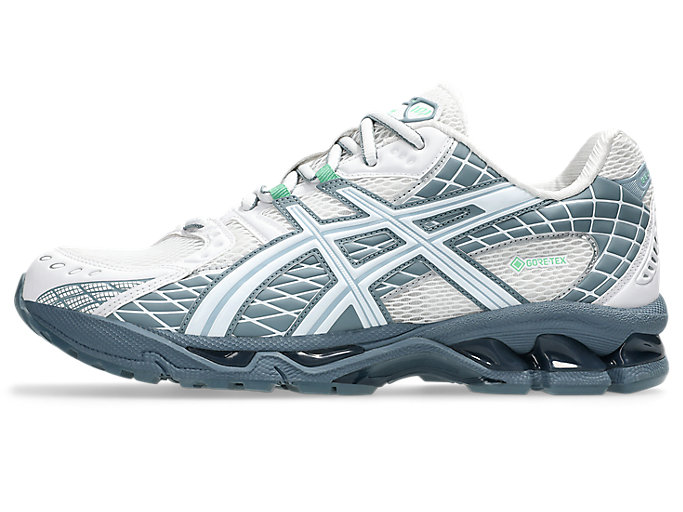 Cheap Asics GEL-NIMBUS 10.1 GTX Running Sneakers White/Fjord Grey 1203A760-100