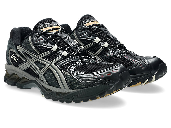 Lookbook ASICS GEL-NIMBUS 10.1 黑色/灰色 慢跑鞋 1203A543-005