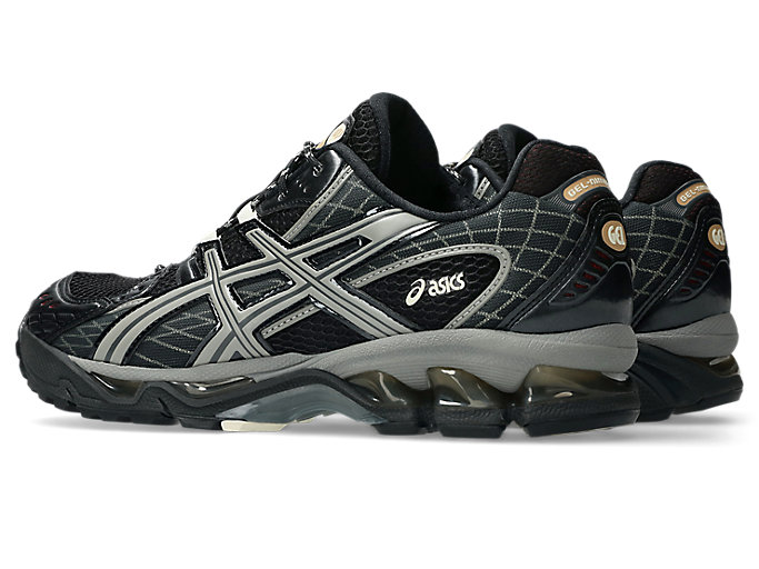 Shop ASICS GEL-NIMBUS 10.1 黑色/灰色 慢跑鞋 1203A543-005